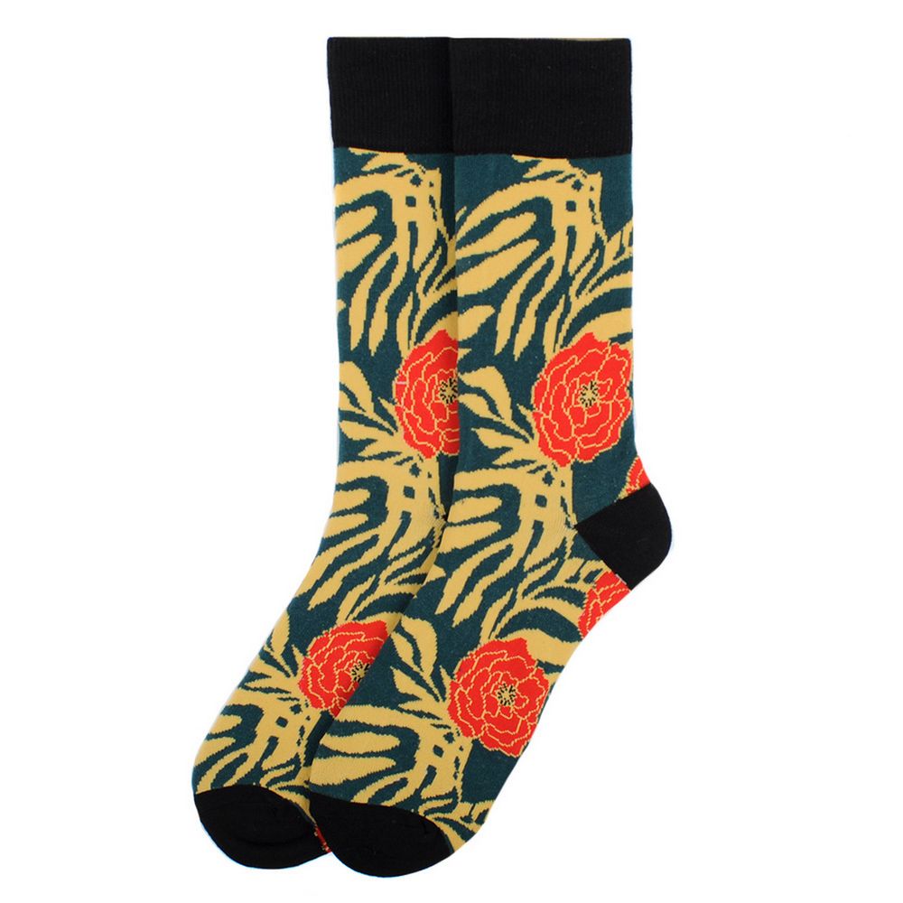 arabisk Mindre Videnskab Køb Tropical Flowers Novelty Socks - Sjove Strømper til Kr. 39.00 DKK i The  Prince Webshop