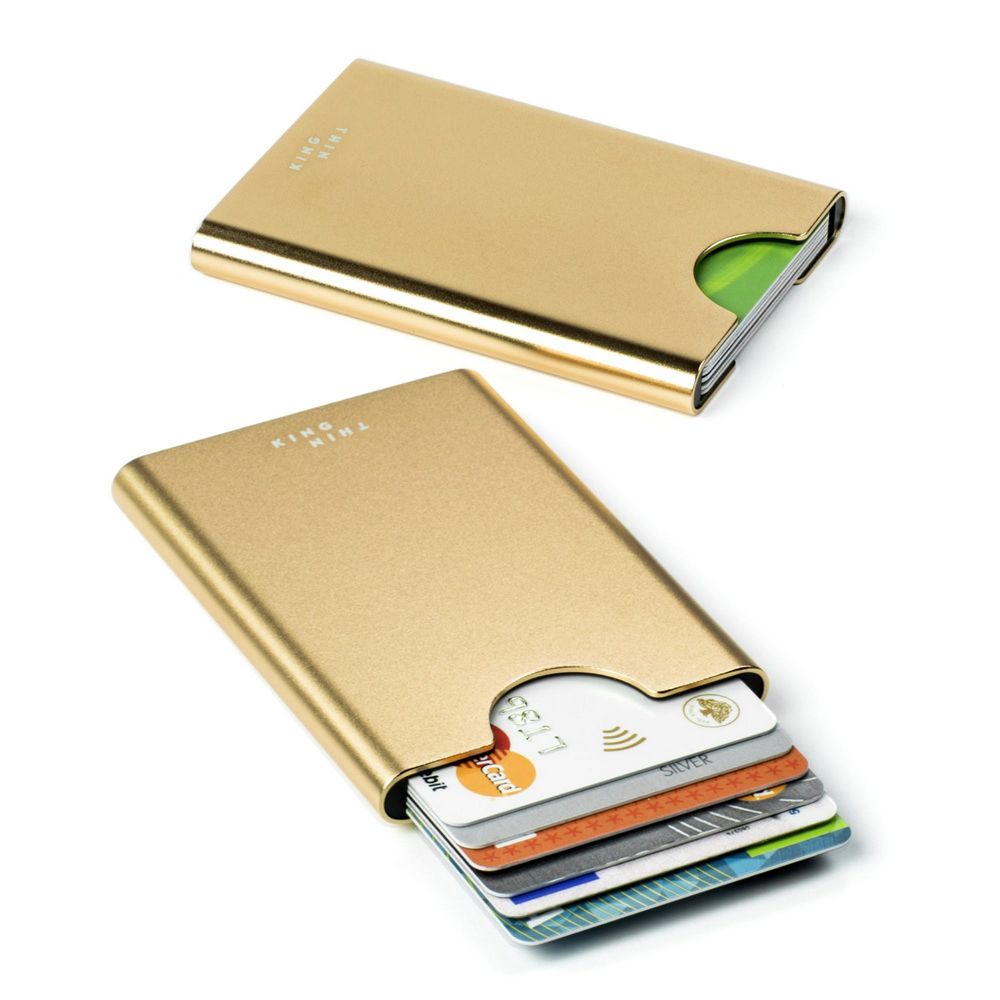 Thin King Credit Card Case - Champagne - Kortholder fra Thin King hos The Prince Webshop