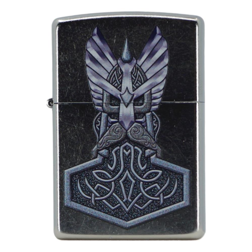 Viking Zippo Lighter - Thors Hammer - Zippo Lighter fra Zippo hos The Prince Webshop