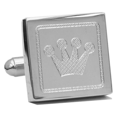 Designer Manchetknapper The Prince's Own Silver Crown - Manchetknapper fra Ceels hos The Prince Webshop