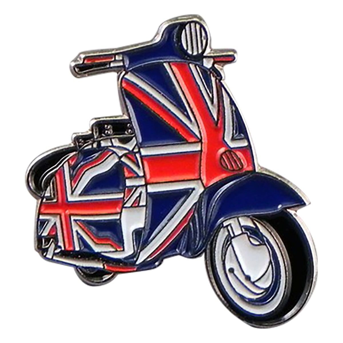 Union Jack Scooter Pin - Reversnål fra The Prince's Own hos The Prince Webshop