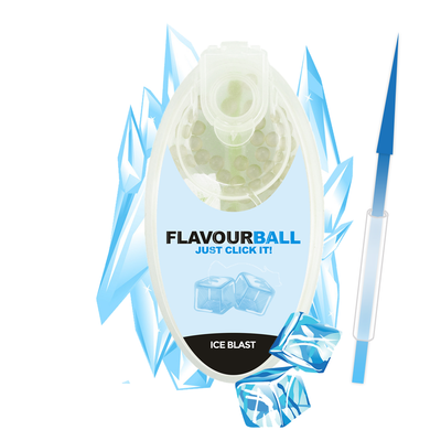 100 stk ICE BLAST Flavour Balls i Pod - Aroma Kugler fra FLAVOUR BALLS hos The Prince Webshop