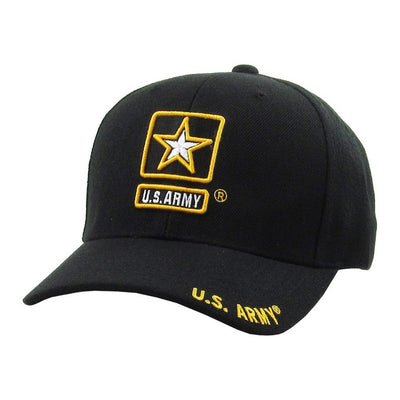 US ARMY Baseball Cap - Black - Baseball Cap fra Ethos hos The Prince Webshop