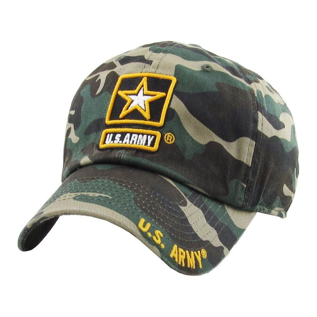 US ARMY Baseball Cap - Grøn Camo - Baseball Cap fra Ethos hos The Prince Webshop