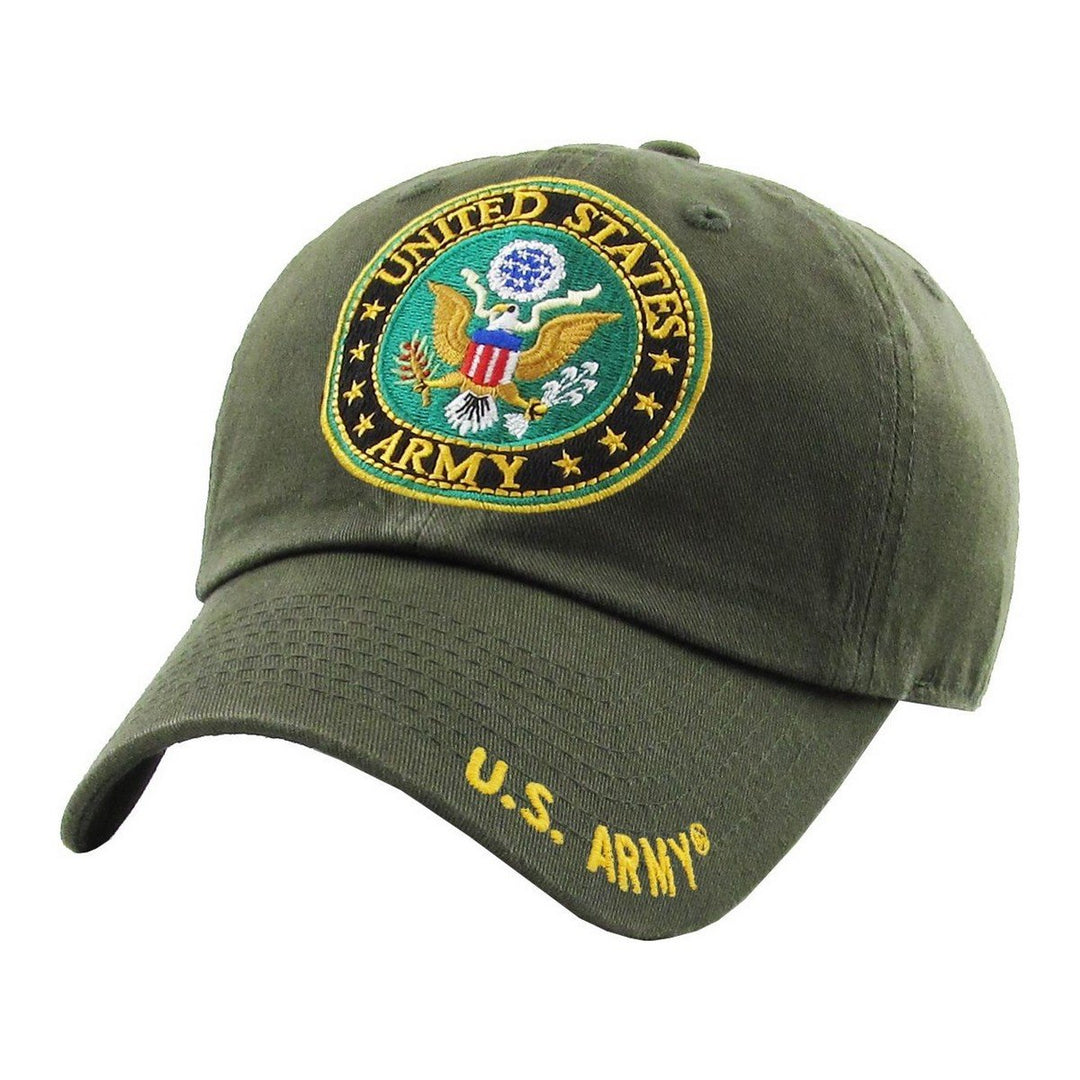 US ARMY SEAL Baseball Cap - Oliven Grøn - Baseball Cap fra Ethos hos The Prince Webshop