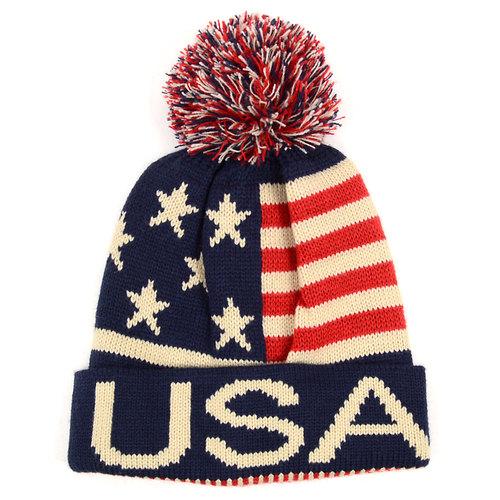 USA Beanie Hat - Hue fra The Prince's Collection hos The Prince Webshop