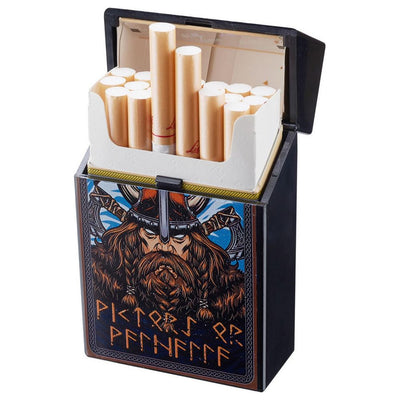 3 Viking Cigaretboxe - 20 King Size - 3 Designs - Cigaret Etui fra Champ hos The Prince Webshop