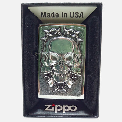 Zippo Lighter Three Skulls - Zippo Lighter fra Zippo hos The Prince Webshop