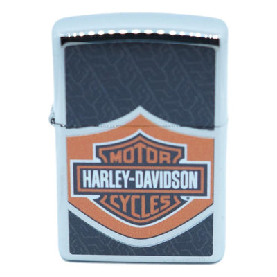 Harley Davidson Zippo Lighter Orange Logo - Zippo Lighter fra Zippo hos The Prince Webshop