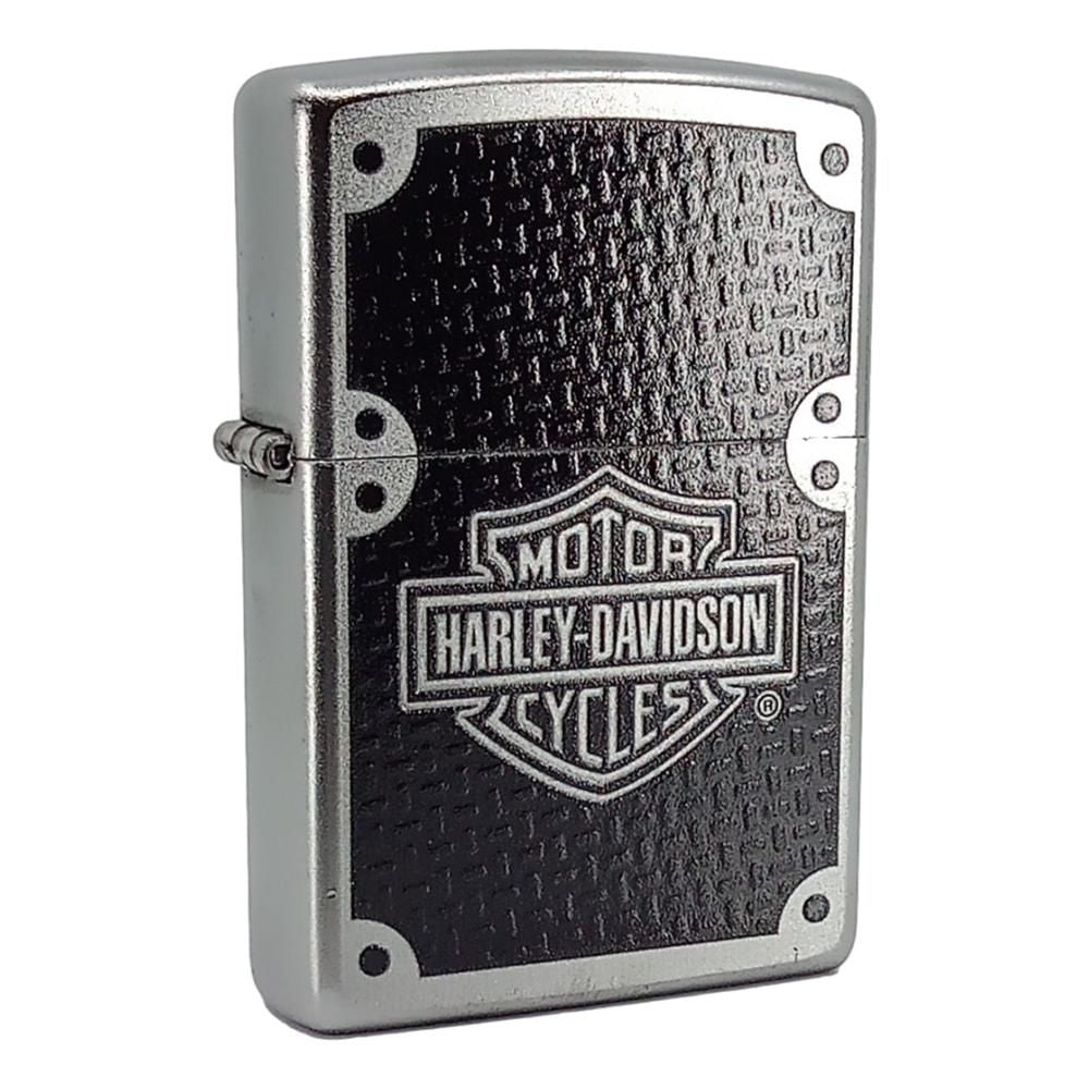 Harley Davidson Carbon Fiber Zippo Lighter - Zippo Lighter fra Zippo hos The Prince Webshop