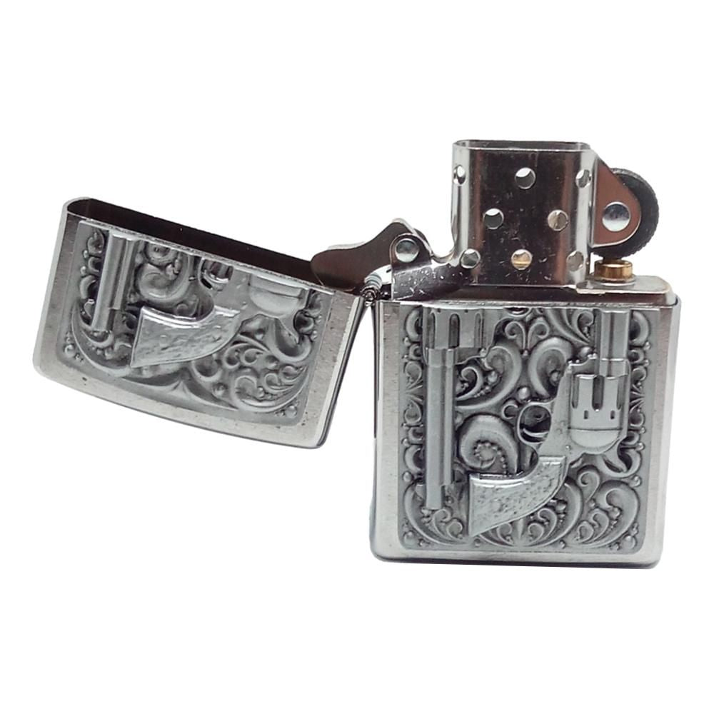 Original Zippo Lighter - Western Revolvers - Zippo Lighter fra Zippo hos The Prince Webshop