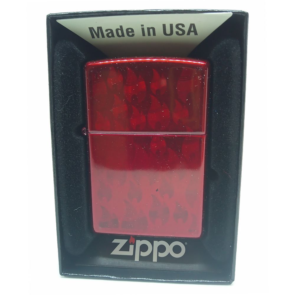 Zippo Lighter - Candy Apple Red - Zippo Lighter fra Zippo hos The Prince Webshop